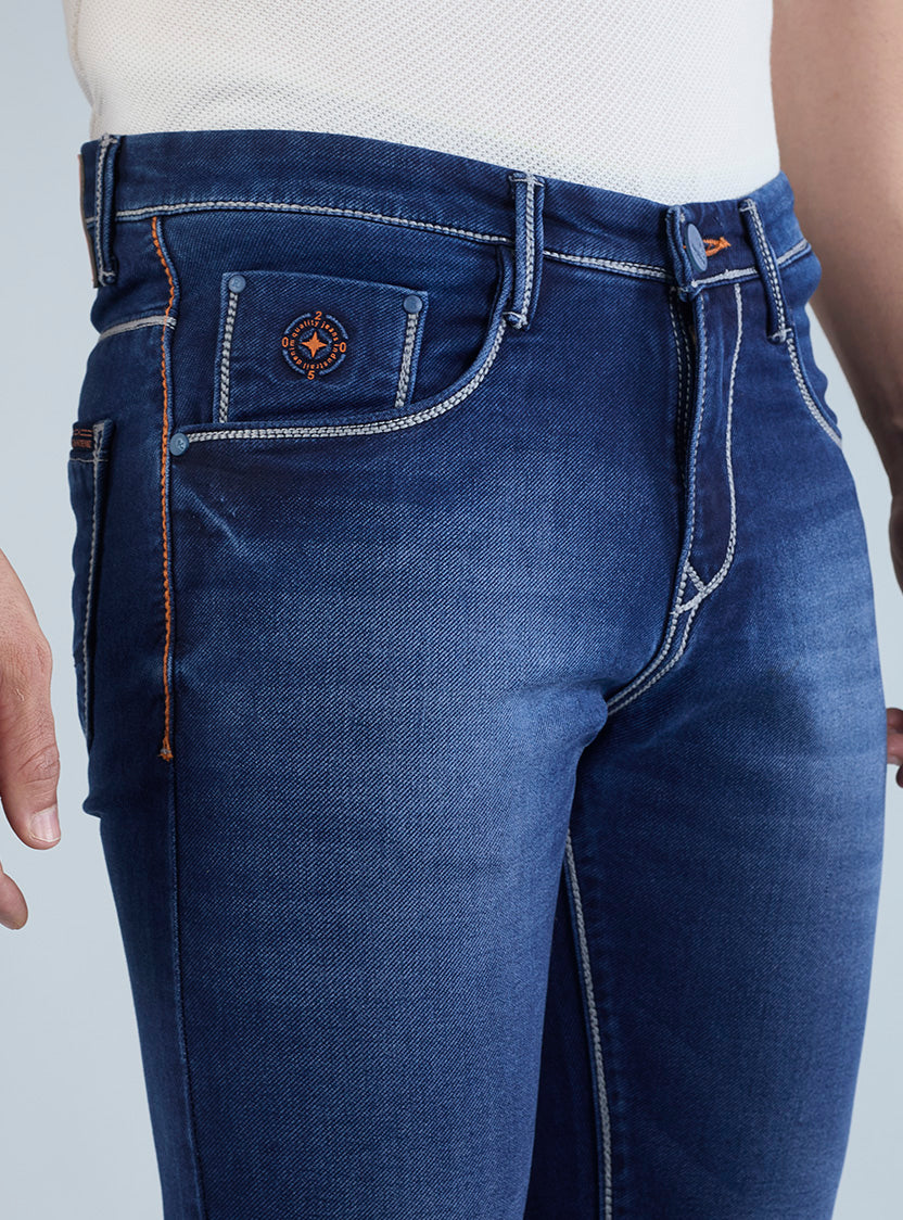 Dark Indigo Denim Wash Jeans