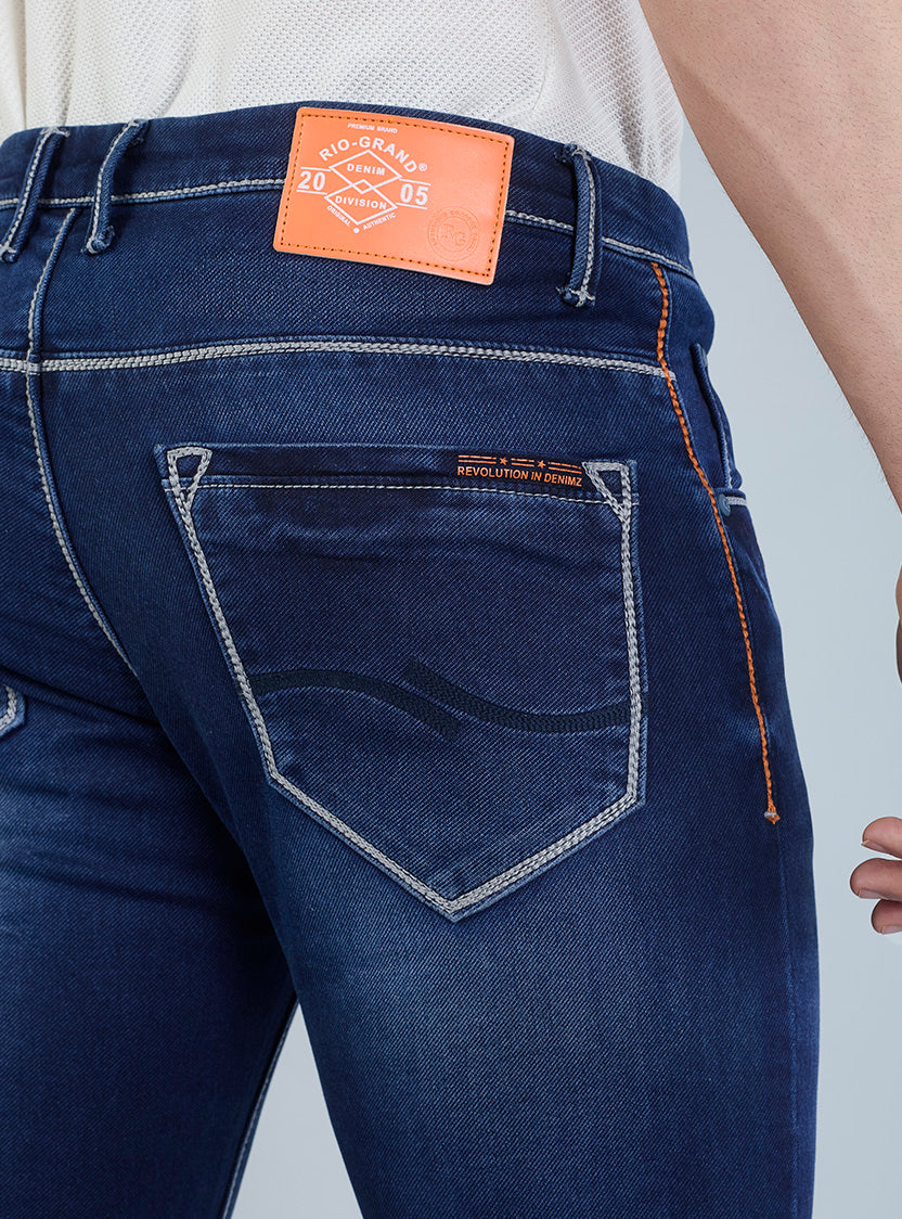 Dark Indigo Denim Wash Jeans