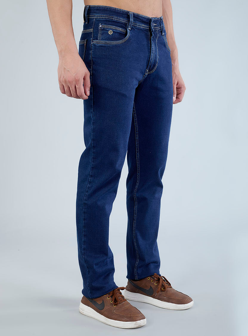 Riogrand Men's Premium Dark Indigo Denim Jeans for Men