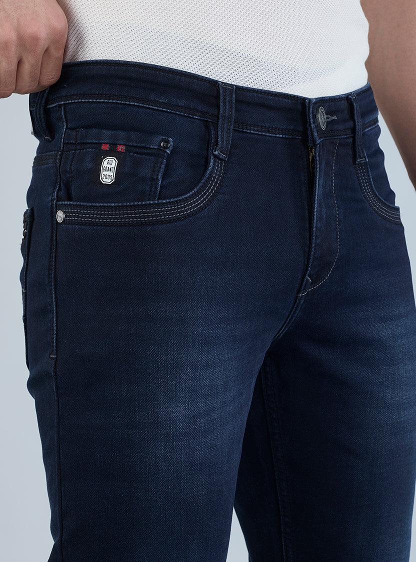 Riogrand Men's Premium Dark Blue Denim for Mens