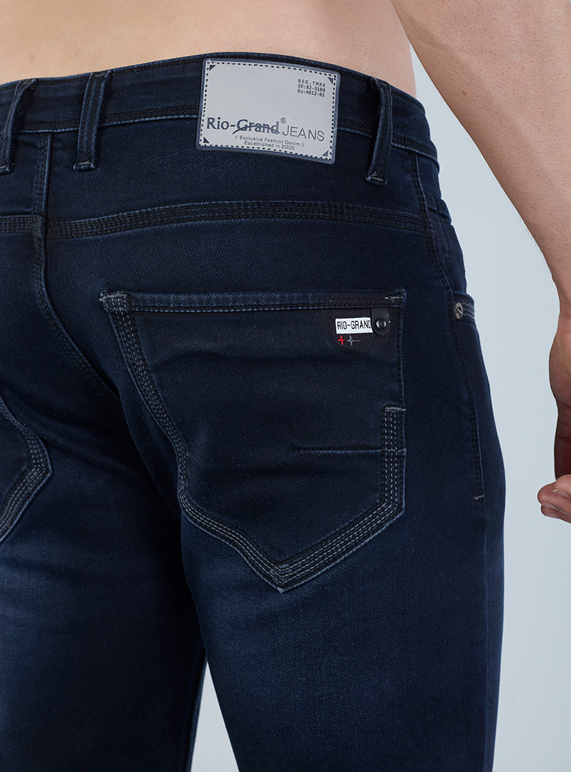 Riogrand Men's Premium Dark Blue Denim for Mens