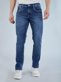 Riogrand Men's Premium Blue Washed Denim Jeans for Men