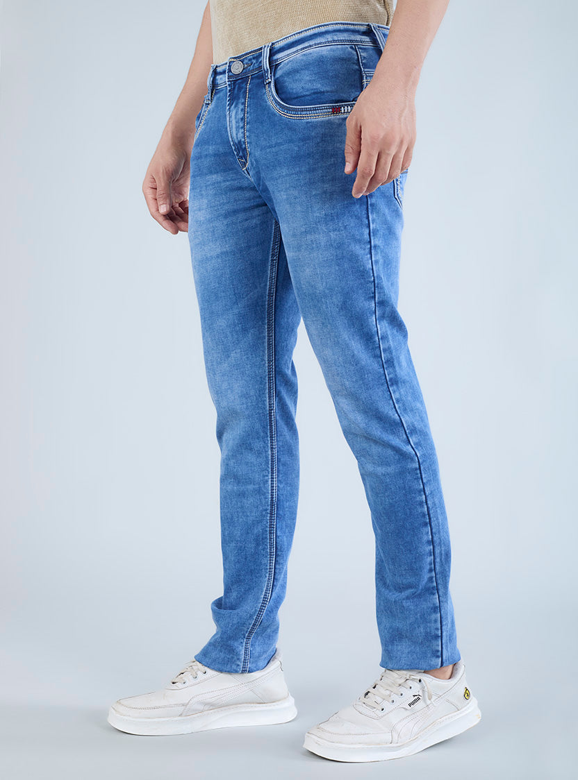 Riogrand Men's Premium Mild Stone Washed Denim Jeans for Men