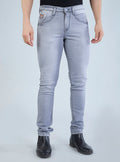 Riogrand Men's Premium Light Grey Denim Jeans for Men