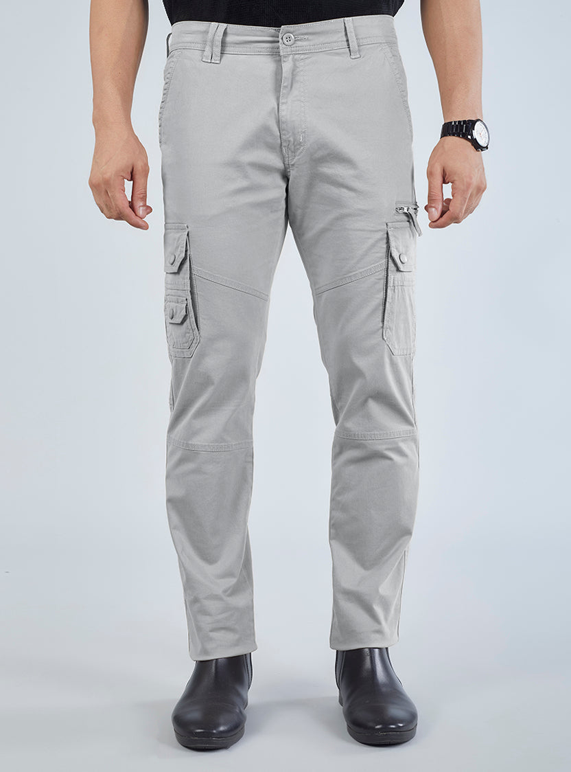 Men's Mid-Rise Cotton Cargo Pants
