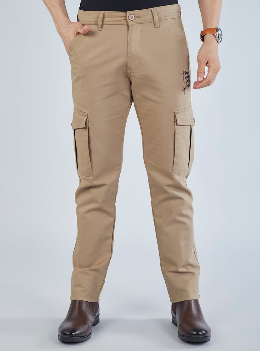 Premium Smart Fit Cotton Cargo Pants for Men
