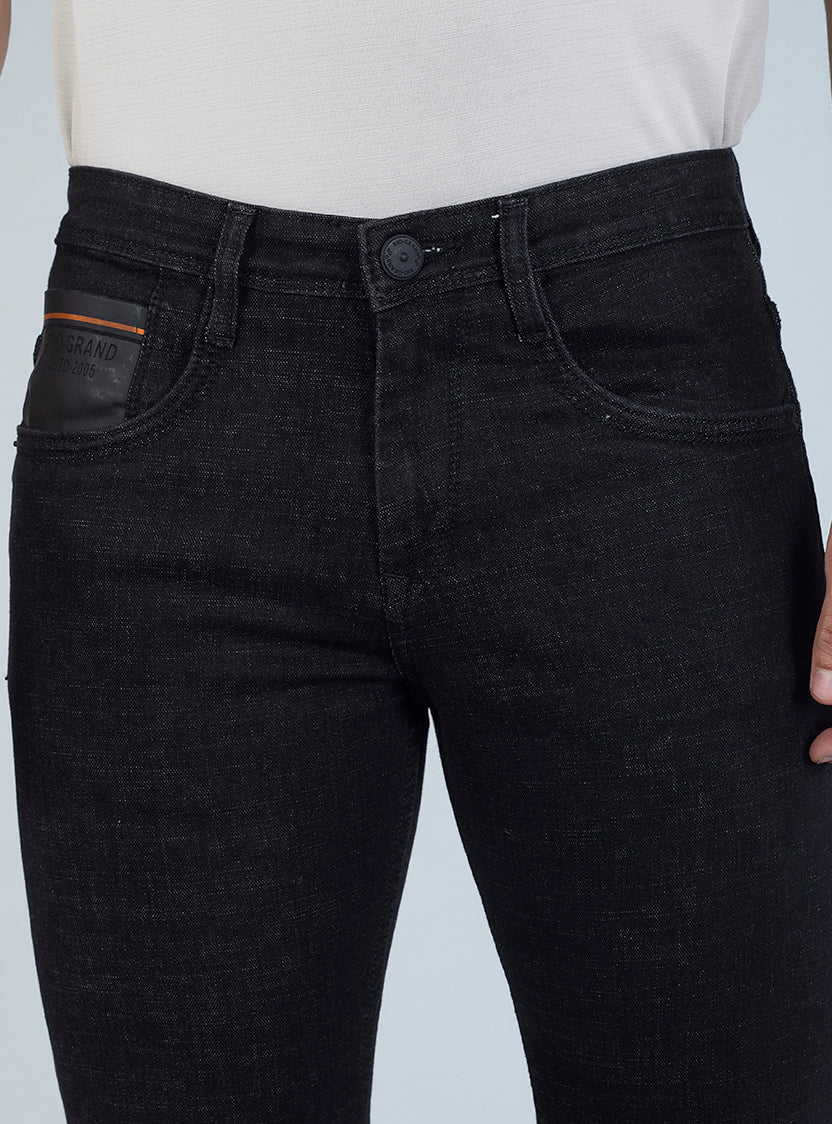 Smart Slim Fit Deep Indigo Blue Denim Jeans for Men