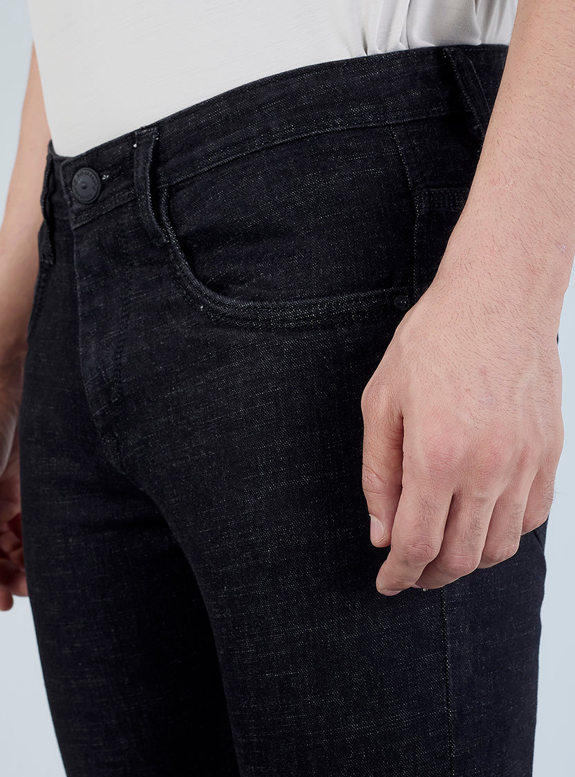 Smart Slim Fit Deep Indigo Blue Denim Jeans for Men
