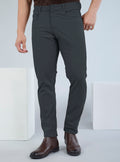 Slim Fit Olive Green Corduroy Pants for Men