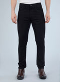 Smart Slim Fit Black Denim Jeans for Men